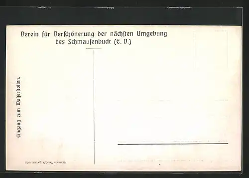 AK Schmausenbuck, Eingang zum Wasserstollen