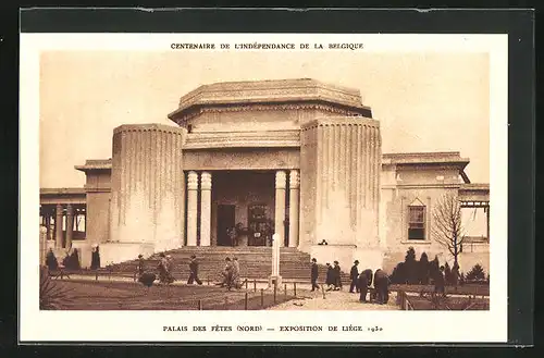 AK Liége, Exposition internationale 1930, Palais des Fetes