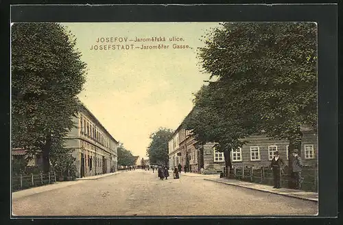 AK Josefstadt / Josefov / Jaromer, Jaromerer Gasse, Jaromerská ulice