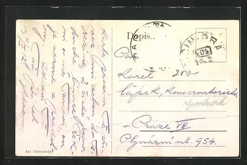 AK Rozdalovice, Kostelni ulice