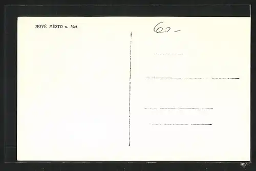 AK Nove Mesto n. Met., Teilansicht mit Strassenpartie