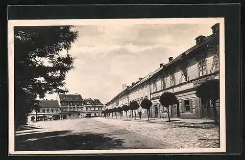 AK Ceska Skalice, Namesti, Sonniger Marktplatz