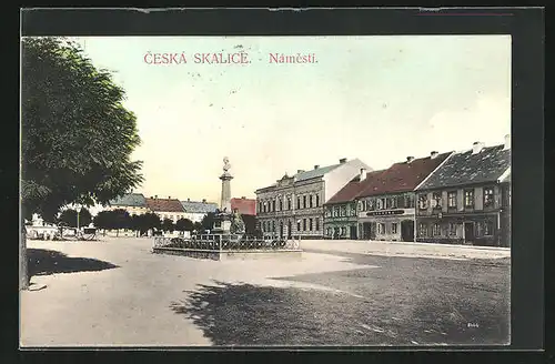 AK Ceska Skalice, Namesti, Pomnik