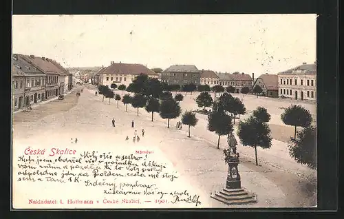 AK Ceska Skalice, Namesti, Pomnik