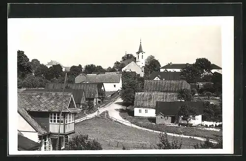 AK Novy Hradek, Strassenpartie, Kirche