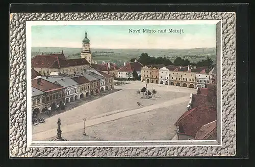 AK Nové Mesto n. Metují, Marktplatz mit Geschäften