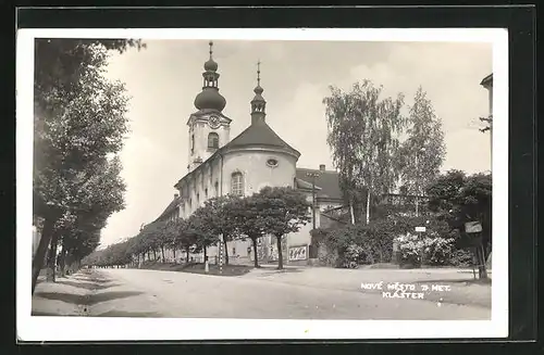 AK Nové Mesto n. Metují, Kloster an der Hauptstrasse