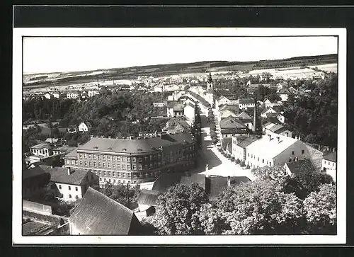 AK Nové Mesto n. Metují, Hauptstrasse durch den Ort