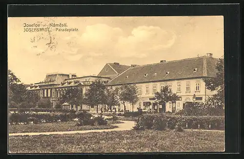 AK Josefstadt / Josefov / Jaromer, Paradeplatz
