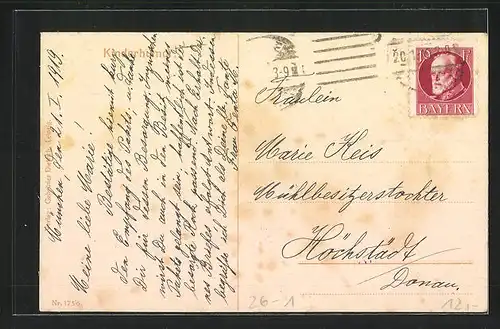 Künstler-AK Arthur Thiele: Fleischbeschauerin