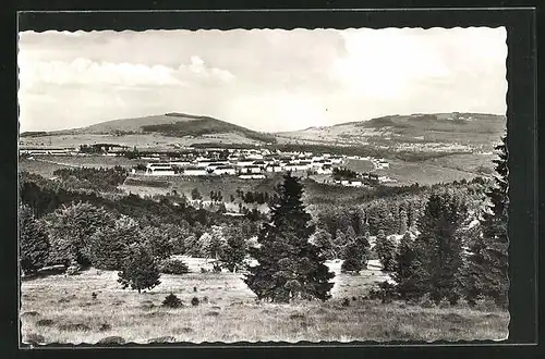 AK Wildflecken /Rhön, Blick auf Arnsberg und Kreuzberg