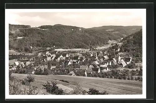 AK Förrenbach, Totalansicht der Ortschaft