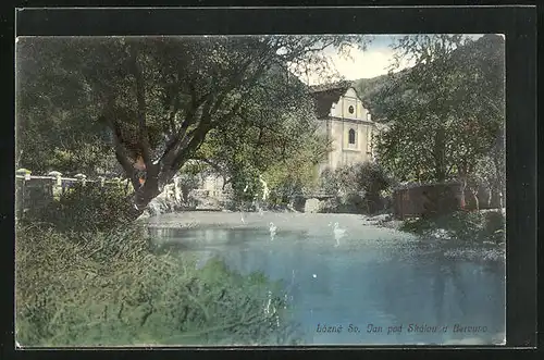 AK Skálou /Berouna, Lazne Sv. Jan