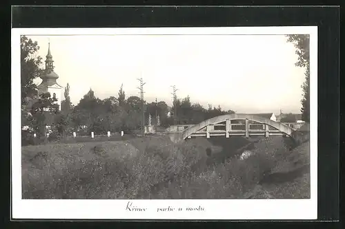AK Krinec, Brückenpartie am Fluss