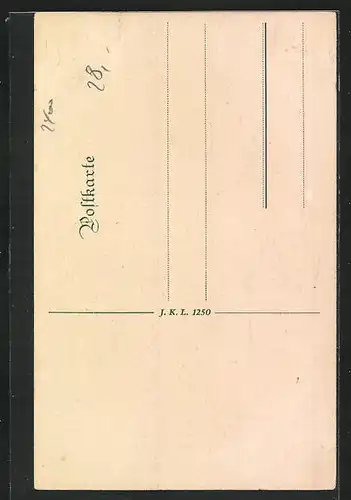 AK Lübeck, 700-Jahrfeier 1926, Markt auf Briefmarke, Fahne