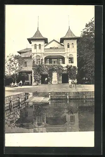 AK Starnberg, Bootshaus des Münchener Ruderklub von 1880 e. V.