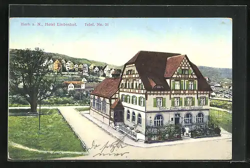 AK Horb a. N., Hotel und Restaurant Lindenhof