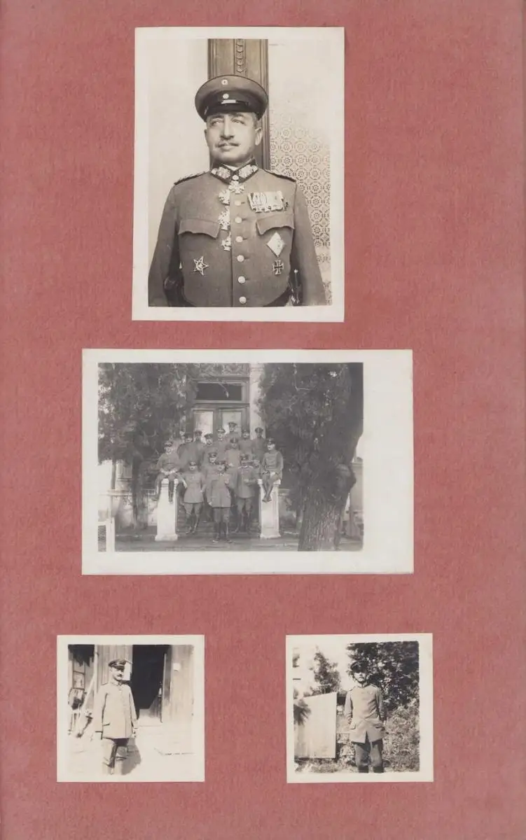 Fotoalbum 1.WK, Ansicht Rumänien, Suraia, Curtea de Arges, 286 Fotografien Deutsche Soldaten im Kriegseinsatz, 34 x 22cm 1