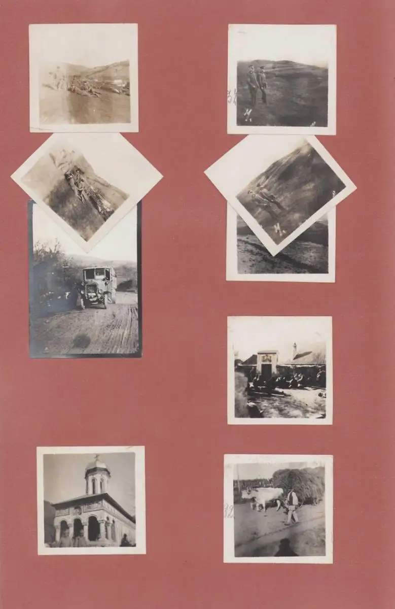 Fotoalbum 1.WK, Ansicht Rumänien, Suraia, Curtea de Arges, 286 Fotografien Deutsche Soldaten im Kriegseinsatz, 34 x 22cm 10