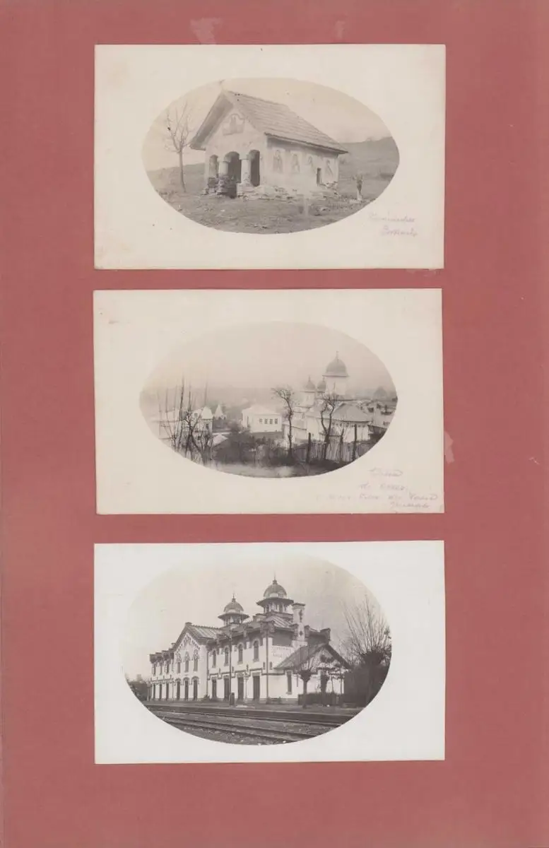 Fotoalbum 1.WK, Ansicht Rumänien, Suraia, Curtea de Arges, 286 Fotografien Deutsche Soldaten im Kriegseinsatz, 34 x 22cm 12