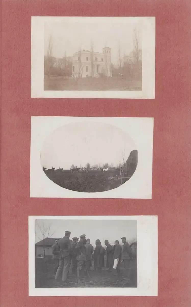 Fotoalbum 1.WK, Ansicht Rumänien, Suraia, Curtea de Arges, 286 Fotografien Deutsche Soldaten im Kriegseinsatz, 34 x 22cm 17