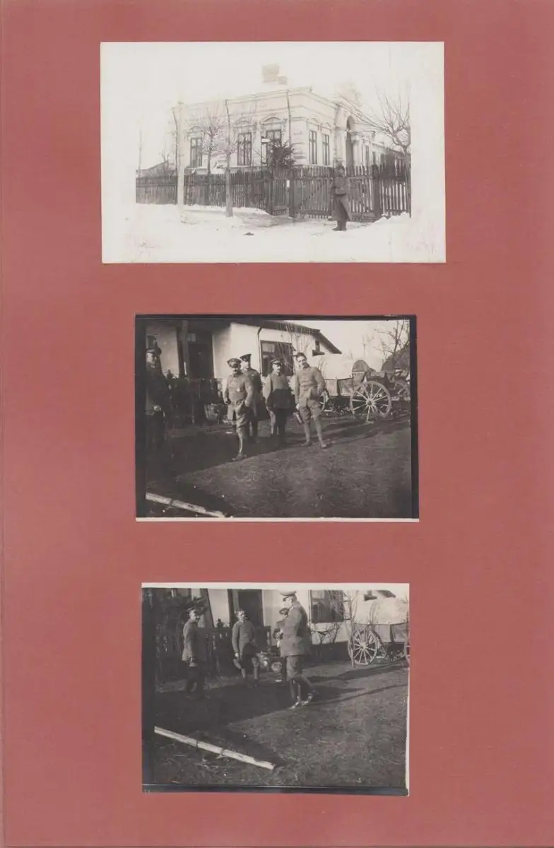 Fotoalbum 1.WK, Ansicht Rumänien, Suraia, Curtea de Arges, 286 Fotografien Deutsche Soldaten im Kriegseinsatz, 34 x 22cm 20