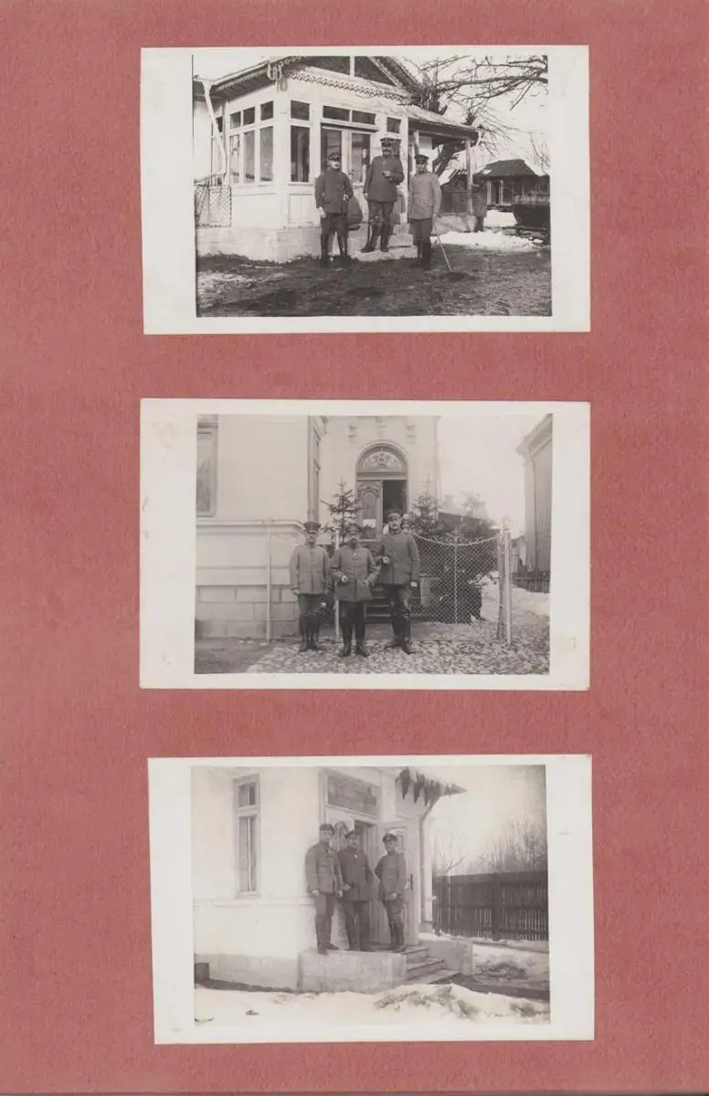 Fotoalbum 1.WK, Ansicht Rumänien, Suraia, Curtea de Arges, 286 Fotografien Deutsche Soldaten im Kriegseinsatz, 34 x 22cm 24