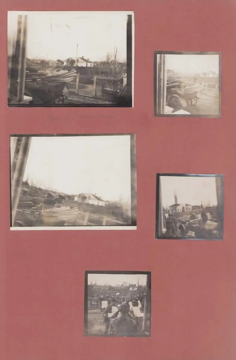 Fotoalbum 1.WK, Ansicht Rumänien, Suraia, Curtea de Arges, 286 Fotografien Deutsche Soldaten im Kriegseinsatz, 34 x 22cm 29