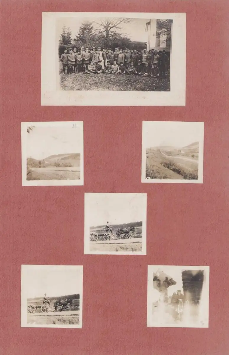 Fotoalbum 1.WK, Ansicht Rumänien, Suraia, Curtea de Arges, 286 Fotografien Deutsche Soldaten im Kriegseinsatz, 34 x 22cm 3