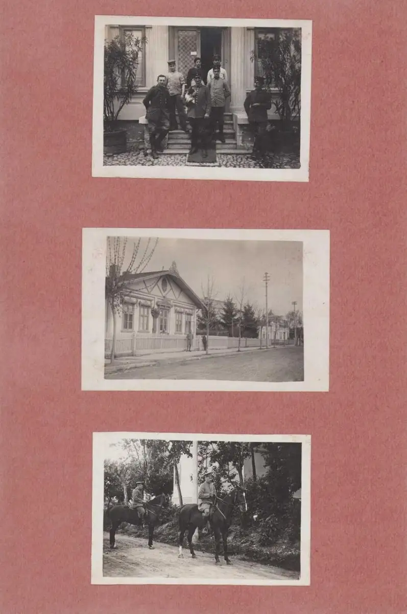 Fotoalbum 1.WK, Ansicht Rumänien, Suraia, Curtea de Arges, 286 Fotografien Deutsche Soldaten im Kriegseinsatz, 34 x 22cm 38