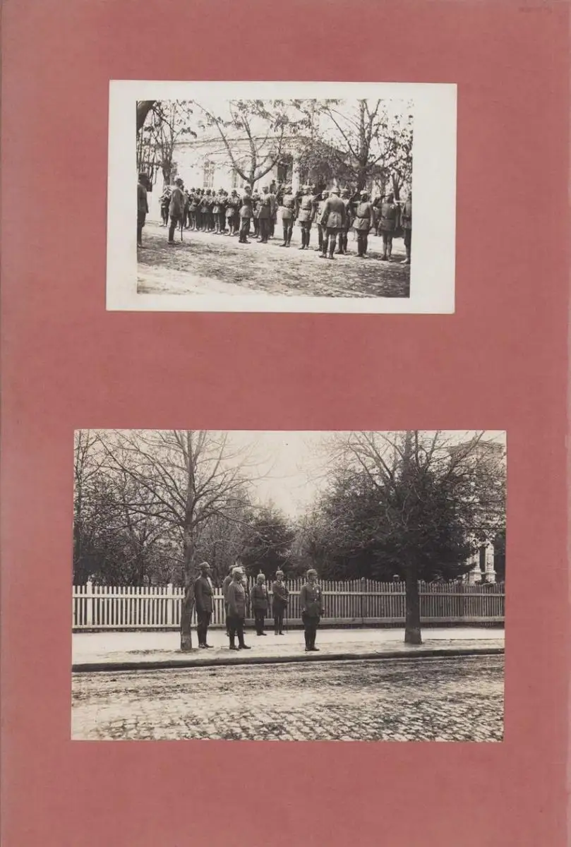 Fotoalbum 1.WK, Ansicht Rumänien, Suraia, Curtea de Arges, 286 Fotografien Deutsche Soldaten im Kriegseinsatz, 34 x 22cm 40