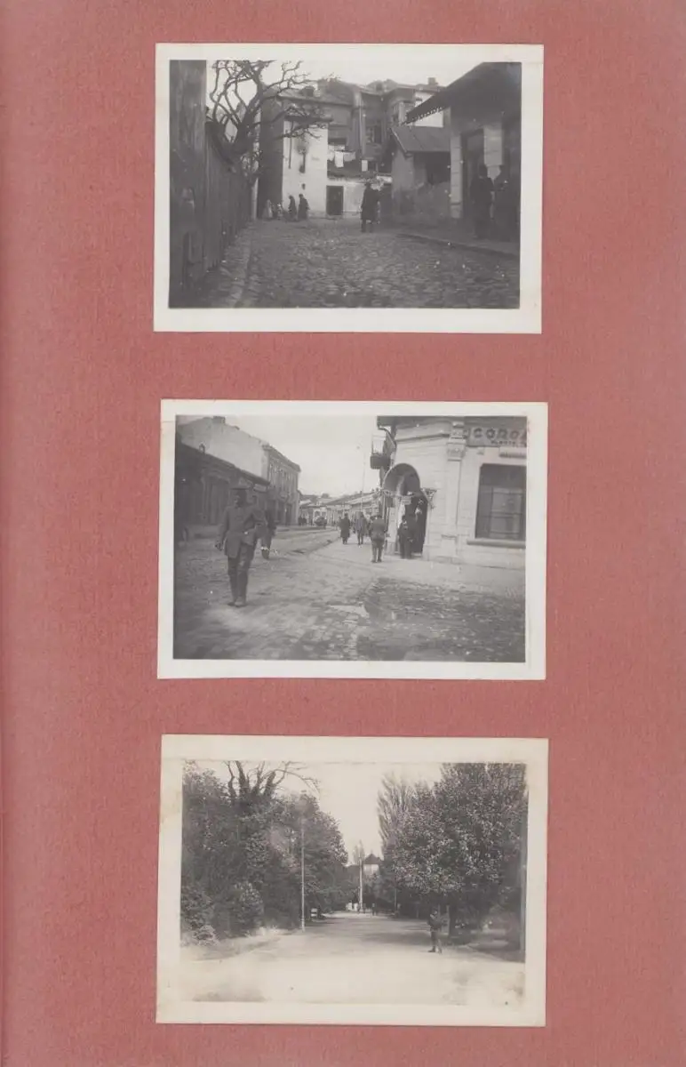 Fotoalbum 1.WK, Ansicht Rumänien, Suraia, Curtea de Arges, 286 Fotografien Deutsche Soldaten im Kriegseinsatz, 34 x 22cm 49