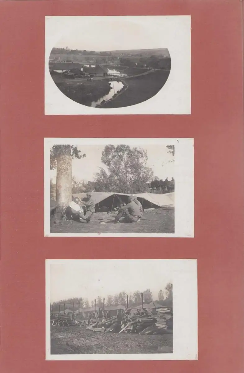 Fotoalbum 1.WK, Ansicht Rumänien, Suraia, Curtea de Arges, 286 Fotografien Deutsche Soldaten im Kriegseinsatz, 34 x 22cm 5