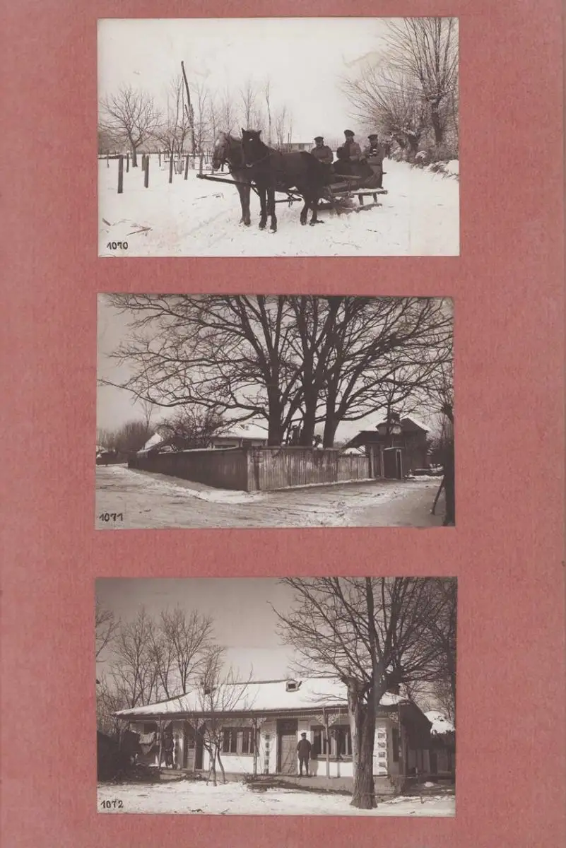 Fotoalbum 1.WK, Ansicht Rumänien, Suraia, Curtea de Arges, 286 Fotografien Deutsche Soldaten im Kriegseinsatz, 34 x 22cm 51