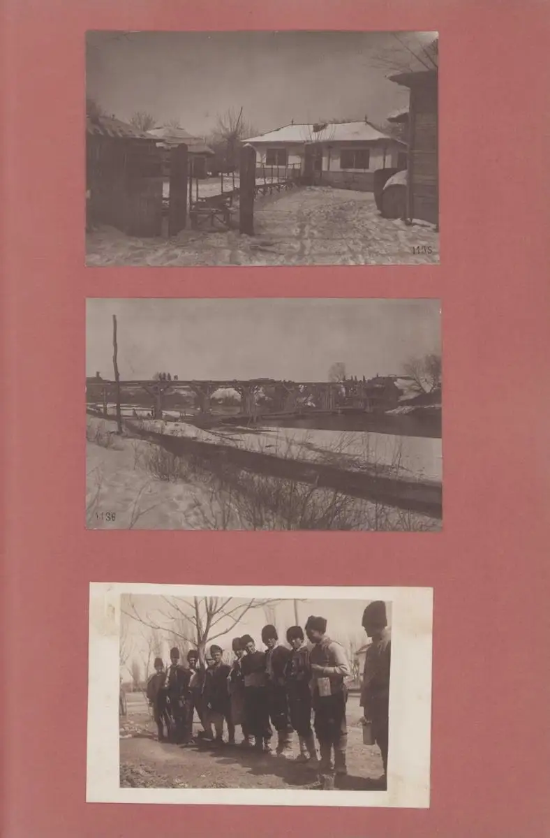 Fotoalbum 1.WK, Ansicht Rumänien, Suraia, Curtea de Arges, 286 Fotografien Deutsche Soldaten im Kriegseinsatz, 34 x 22cm 61