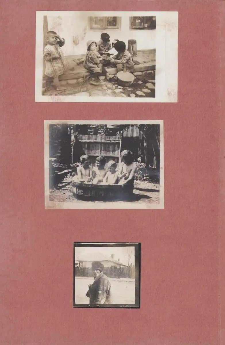 Fotoalbum 1.WK, Ansicht Rumänien, Suraia, Curtea de Arges, 286 Fotografien Deutsche Soldaten im Kriegseinsatz, 34 x 22cm 62