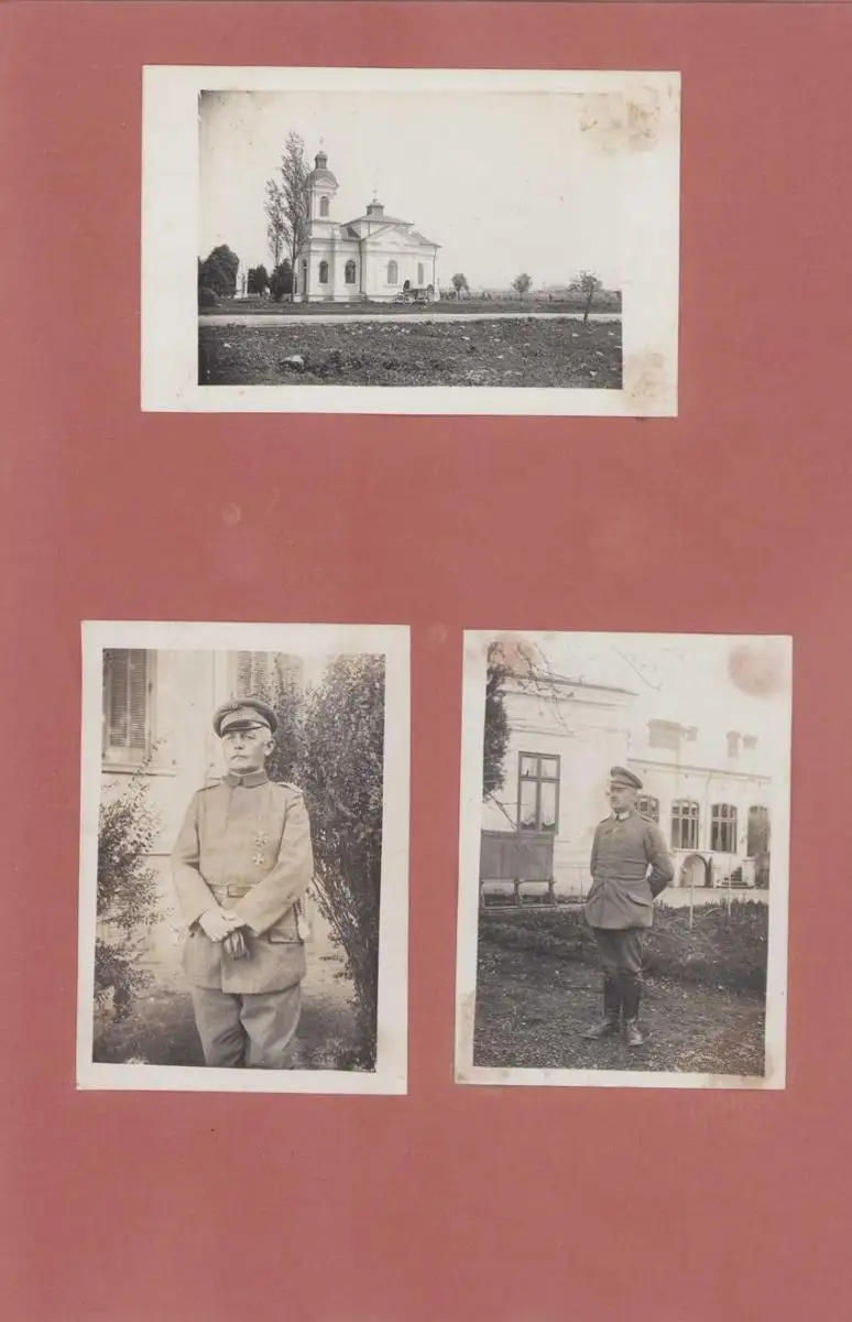 Fotoalbum 1.WK, Ansicht Rumänien, Suraia, Curtea de Arges, 286 Fotografien Deutsche Soldaten im Kriegseinsatz, 34 x 22cm 69