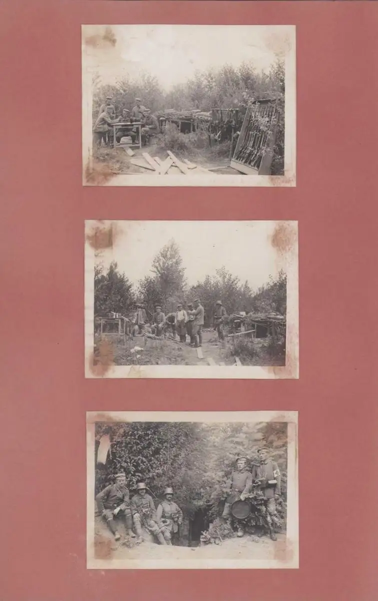 Fotoalbum 1.WK, Ansicht Rumänien, Suraia, Curtea de Arges, 286 Fotografien Deutsche Soldaten im Kriegseinsatz, 34 x 22cm 83