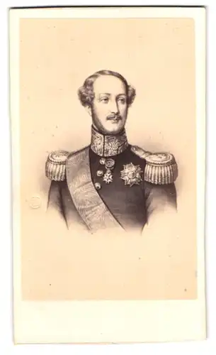 Fotografie Portrait Ferdinand Philippe Duc d'Orlean in Paradeuniform
