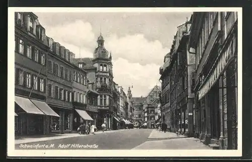 AK Schweinfurt a. M., Strasse