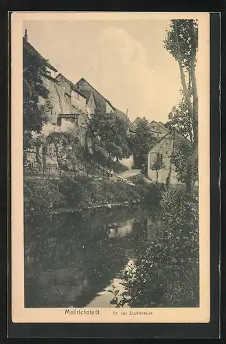 AK Mellrichstadt, An der Stadtmauer