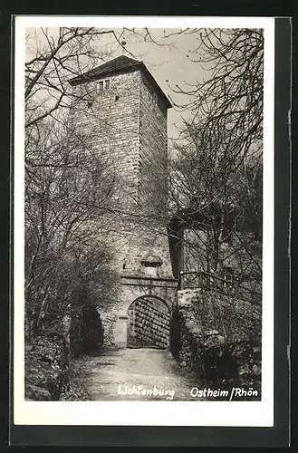 AK Ostheim /Rhön, Eingang zur Lichtenburg