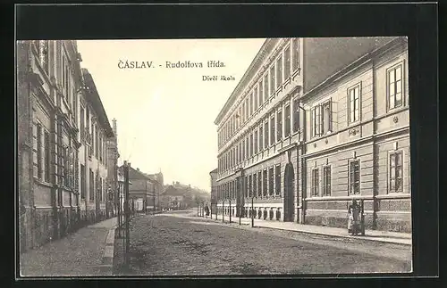 AK Tschaslau / Caslav, Rudolfova trida, Divci skola