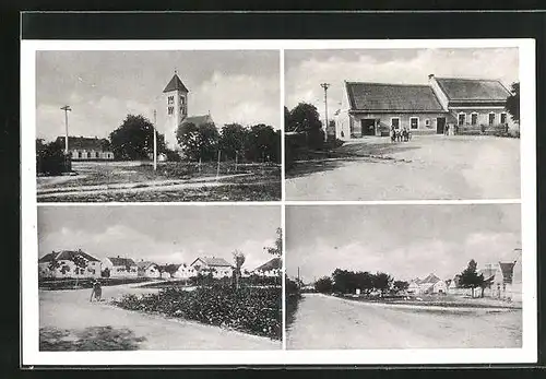 AK Cirkvice-Jakub, Kirche, Hauptstrasse, Marktplatz