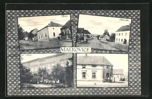 AK Malkovice, Partie, Stred obce, Skola