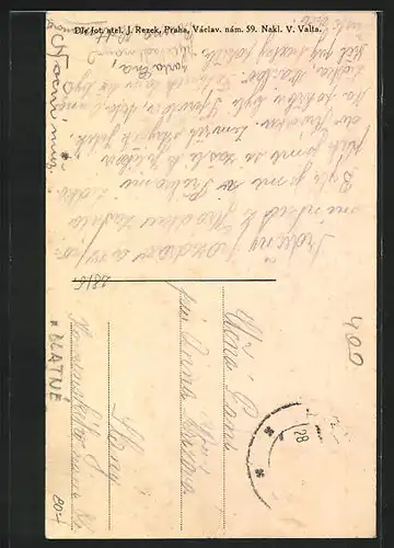 AK Hrádek Starosedlsky, Obchod V. Valty, Obecna skola, Celkovy pohled