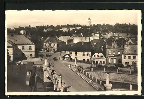 AK Josefstadt / Josefov / Jaromer, Restaurace u Sokola, Celkový pohled