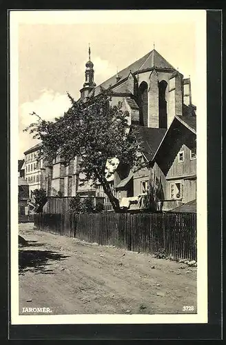 AK Josefstadt / Josefov / Jaromer, Kirche im Sonnenlicht