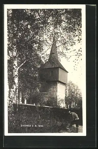 AK Hronov, Blick auf einen Turm