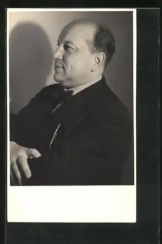 AK Opernsänger Hans Hermann Nisse im Anzug